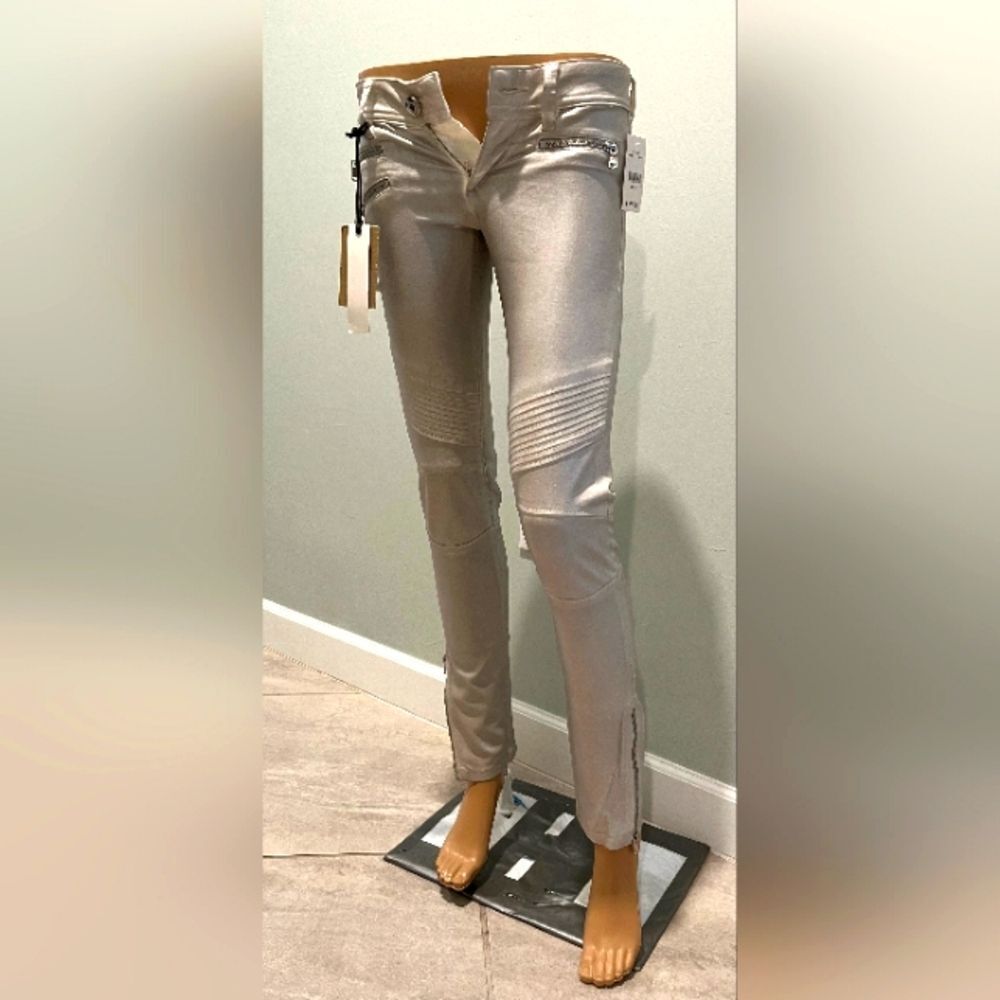 DL1961‎ Hazel Runway Collection Cream Alloy Jeans  Size 24 NWT